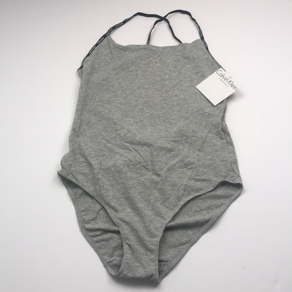 Calvin Klein Logo Trim Bodysuit